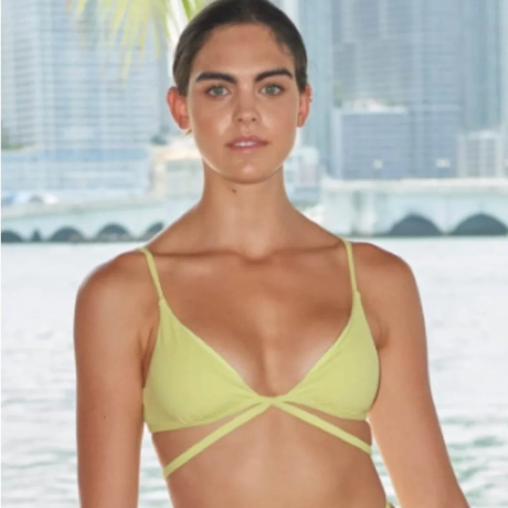 Jonathan Simkhai Harlen Bikini Top Size S NWT
